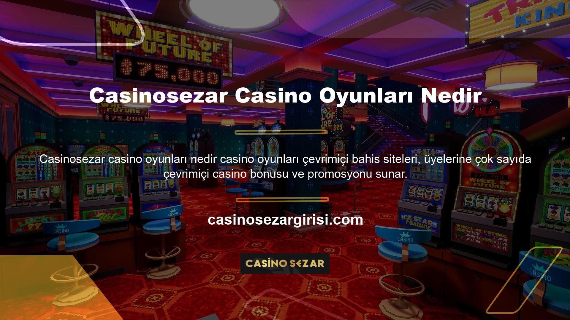 Site ayrıca casino casino endüstrisinde 30'dan fazla altyapı sağlayıcısıyla birlikte çalışır, bu nedenle çok iyi bir klasik ve çeşitli oyun seçkisi sunar