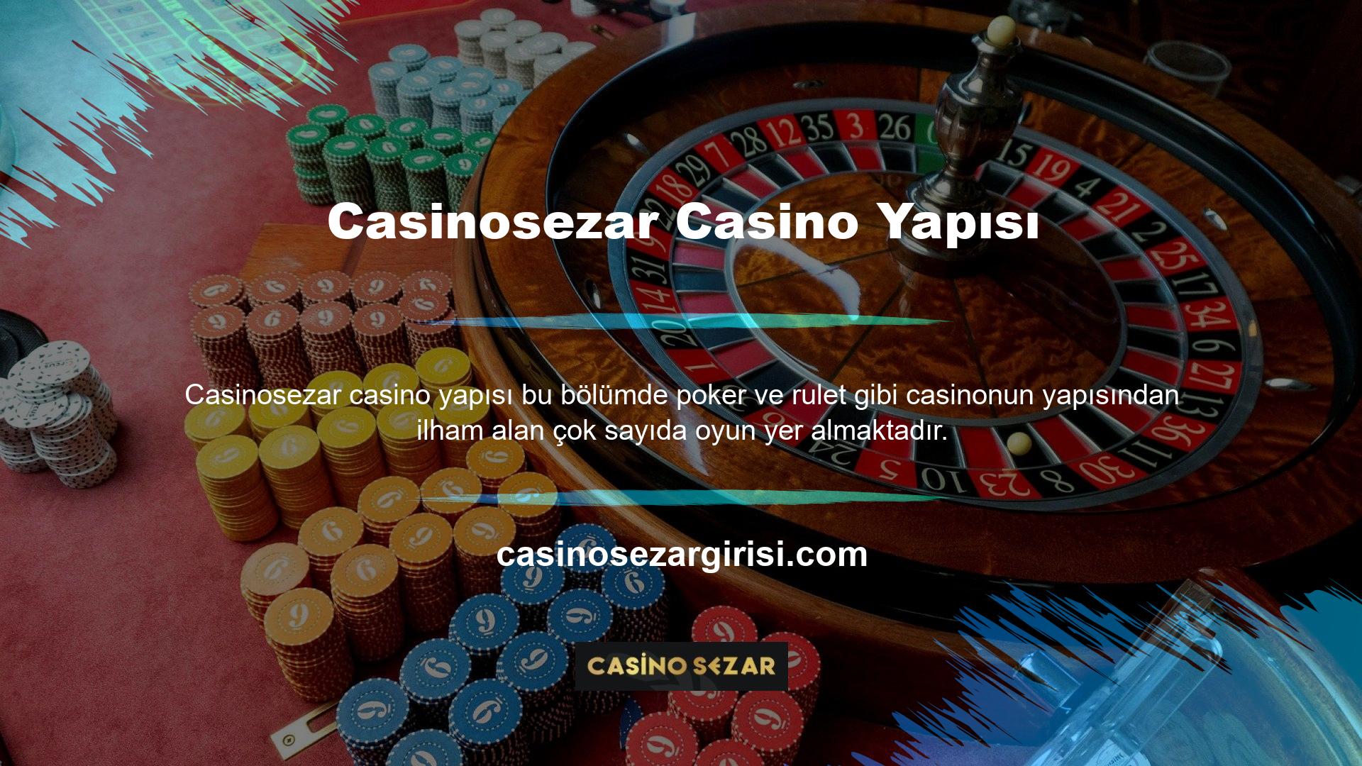 Casinosezar Casino, oyuncularına çeşitli bonus ödüller sunuyor